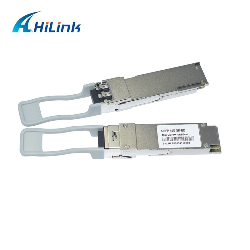 40 Гбит/с 100 м QSFP+ оптический модуль, волокно, двунаправленный, дуплексный LC, с возможностью горячей замены, 850/900 нм, MMF
