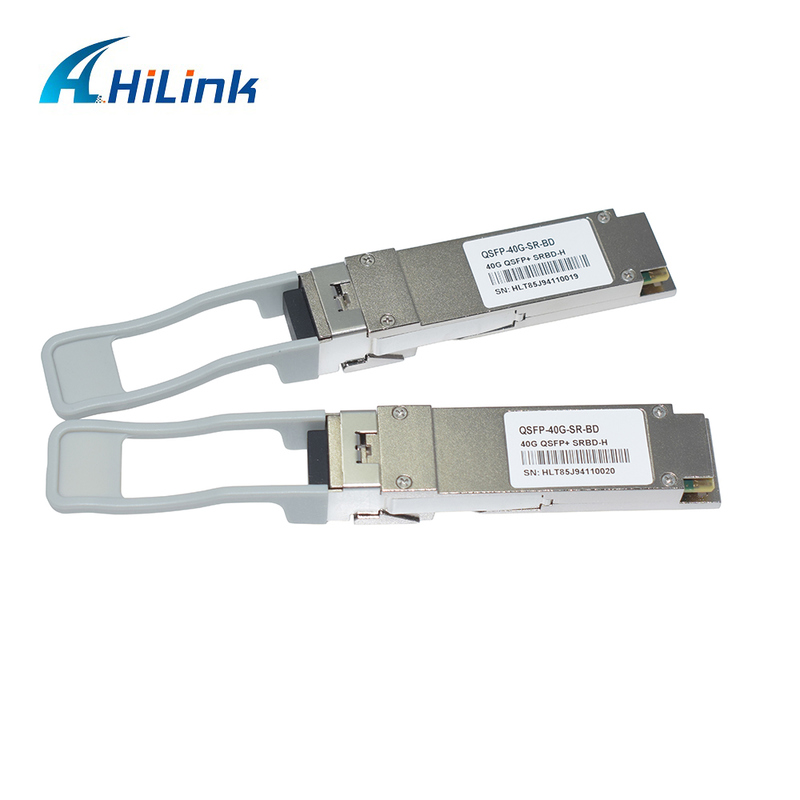 40 Гбит/с 100 м QSFP+ оптический модуль, волокно, двунаправленный, дуплексный LC, с возможностью горячей замены, 850/900 нм, MMF