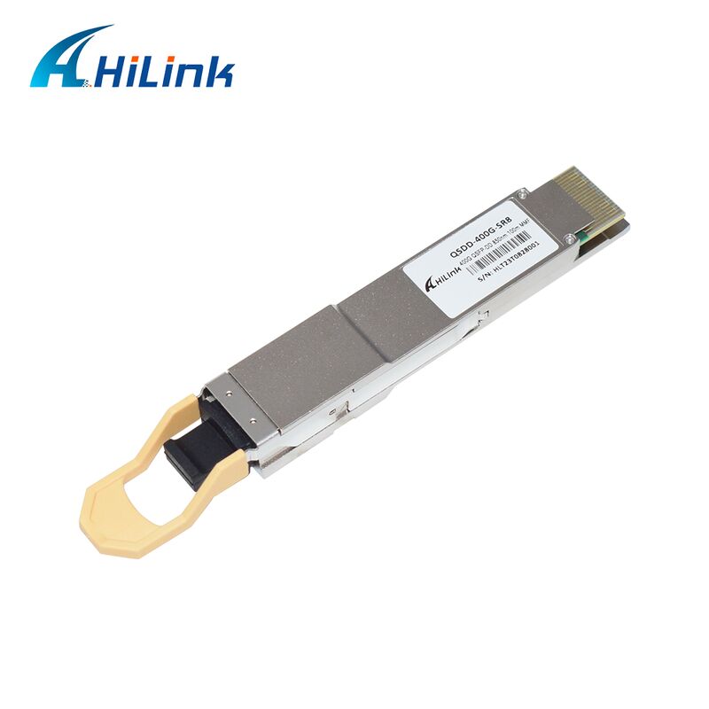 Hilink QSDD-400G-SR 400G QSFP56-DD SR8 Оптический трансивер с пропускной способностью 400G, длиной волны 850 нм и дальностью 100 м