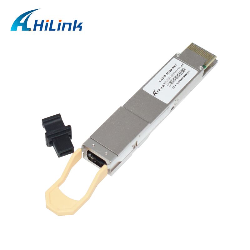 Hilink QSDD-400G-SR 400G QSFP56-DD SR8 Оптический трансивер с пропускной способностью 400G, длиной волны 850 нм и дальностью 100 м
