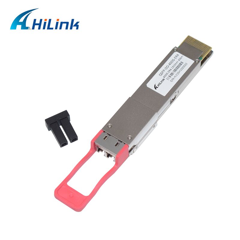 Модуль оптического передатчика Hilink 400G QSFP-DD ER4 с 40 км передачи и чувствительностью OMA <-14dBm RoHS-соответствующий