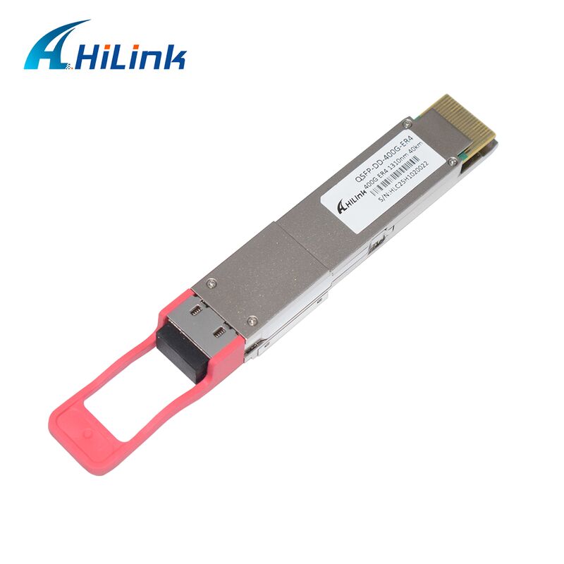 Модуль оптического передатчика Hilink 400G QSFP-DD ER4 с 40 км передачи и чувствительностью OMA <-14dBm RoHS-соответствующий