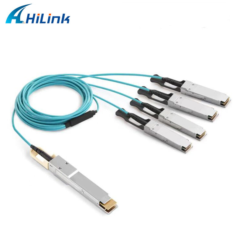 400G to 4x100G QSFP56-DD Active Optical Cable with Diagnostic Monitoring and RoHS6 Compliance