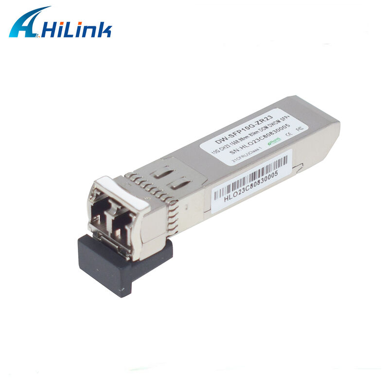 Hilink 10Gb SFP+ DWDM SFP 100GHz CH17~61 Факультативный 80-километровый приемник оптический модуль дуплекс LC Коммерческий промышленный