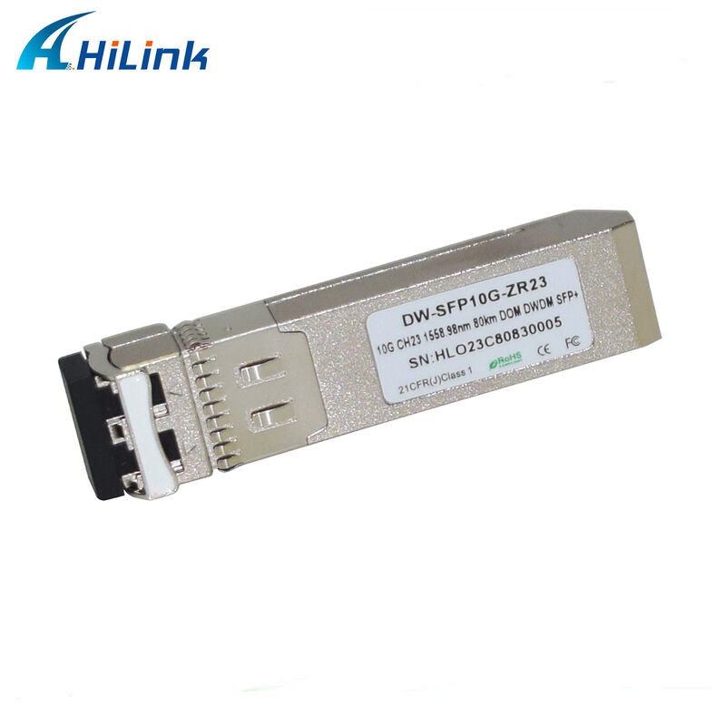 Hilink 10Gb SFP+ DWDM SFP 100GHz CH17~61 Факультативный 80-километровый приемник оптический модуль дуплекс LC Коммерческий промышленный