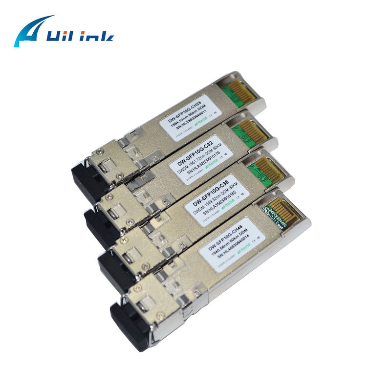 10G SFP+ DWDM-передатчик 80 км 100 км CH17~61 120 км CH20~55 100 ГГц Промышленная коммерческая температура