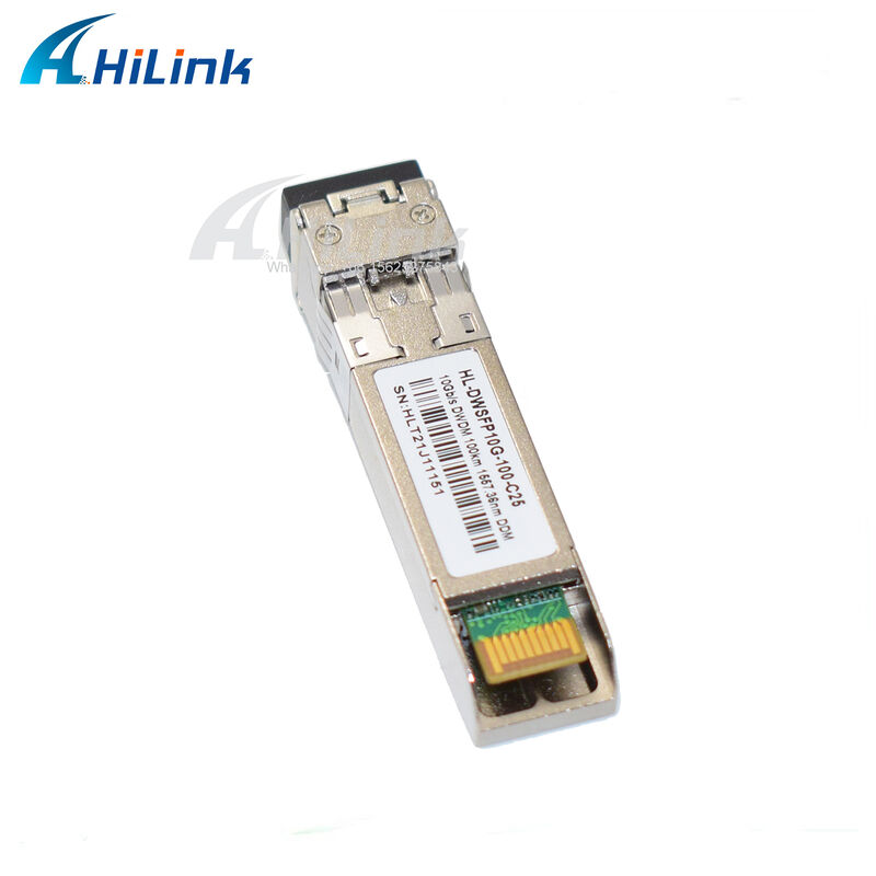10G SFP+ DWDM-передатчик 80 км 100 км CH17~61 120 км CH20~55 100 ГГц Промышленная коммерческая температура