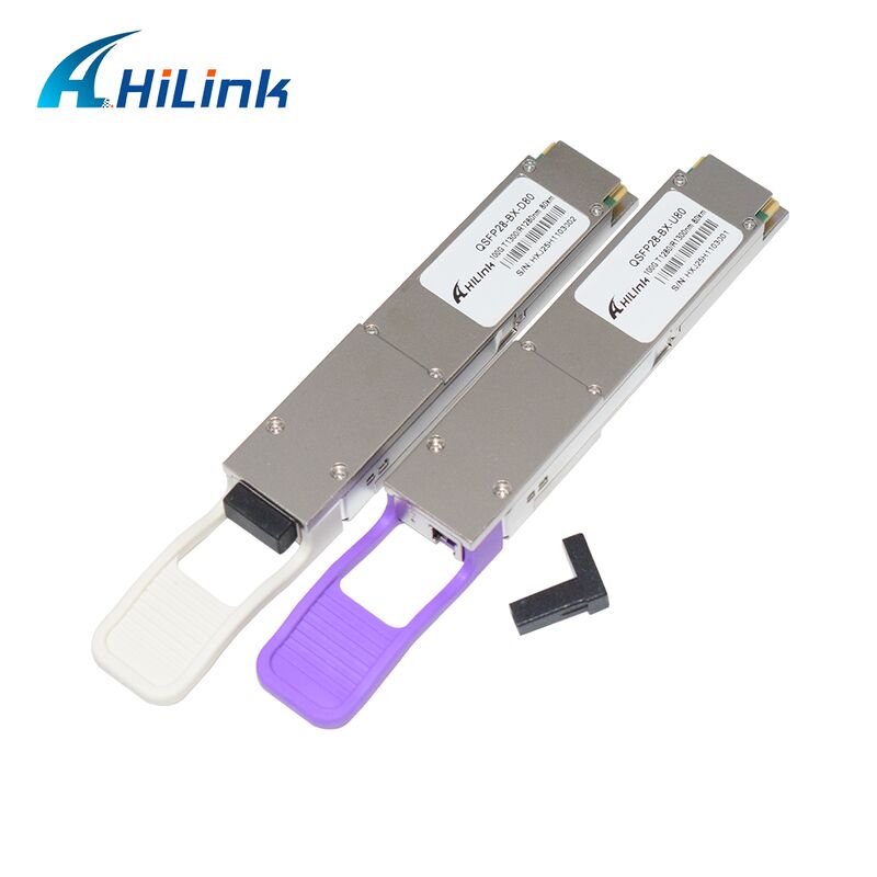 Hilink QSFP28-BX-U80/D80 Модуль оптического приемопередатчика BIDI 100Gb/s с охватом 80 км для 100G Ethernet