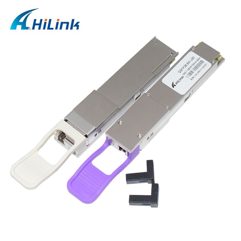 Hilink QSFP28-BX-U80/D80 Модуль оптического приемопередатчика BIDI 100Gb/s с охватом 80 км для 100G Ethernet