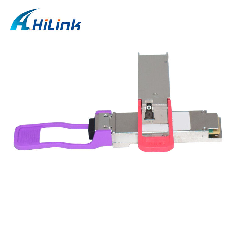 Hilink HL-QSFP28-100G-UD-20 100Gb/s 20km QSFP28 BIDI LR1 Модуль оптического передатчика с горячим подключаемым LC-коннектором