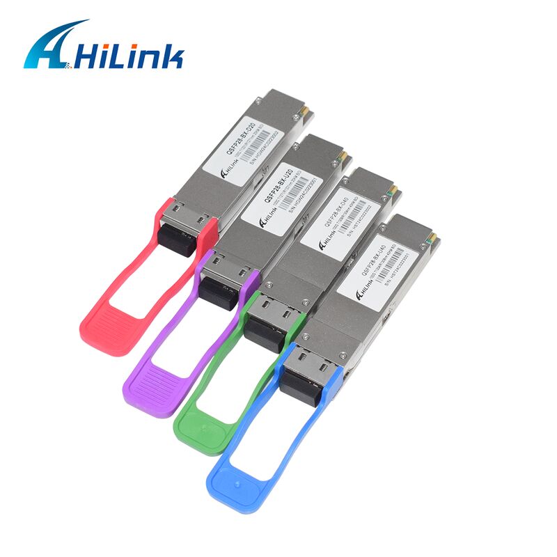 Hilink QSFP28-BX-UD40 100G BiDi оптический приемопередатчик с расстоянием 40 км для приложений в центрах обработки данных
