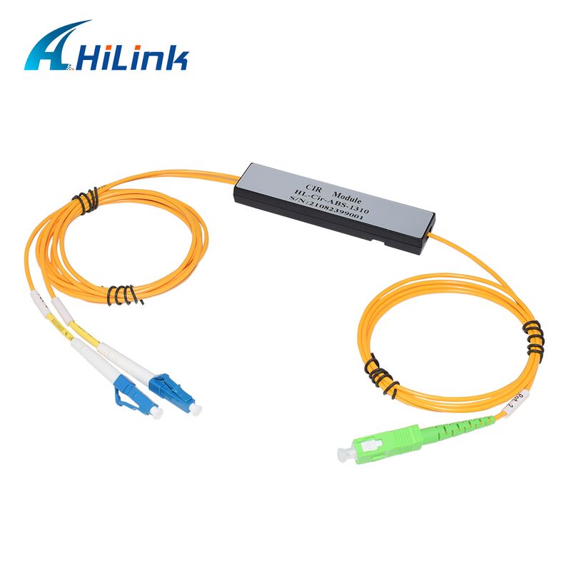 HL-Cir-1310 3-портный циркулятор Port1&Port3-LC/UPC Port2-SC/APC 1310nm/1550nm/1610nm ABS Box для центра обработки данных