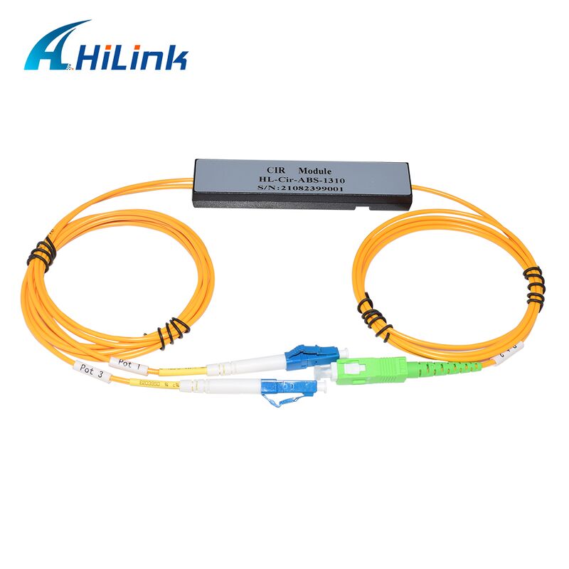 HL-Cir-1310 3-портный циркулятор Port1&Port3-LC/UPC Port2-SC/APC 1310nm/1550nm/1610nm ABS Box для центра обработки данных