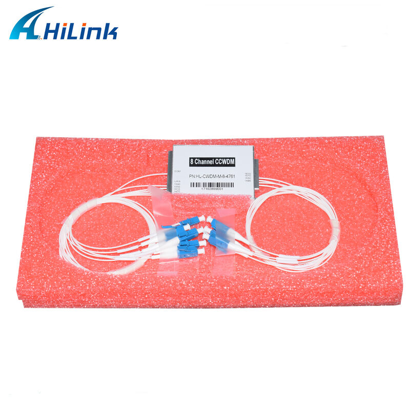 Customizable 8 Channel Mini Small CWDM Mux Demux Module CCWDM Multiplexer with Ultra-Low Loss