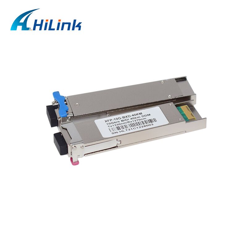 10Gb/s XFP двунаправленный трансивер, дальность 40 км, TX1270/1330нм RX1330/1270нм, соответствует RoHS