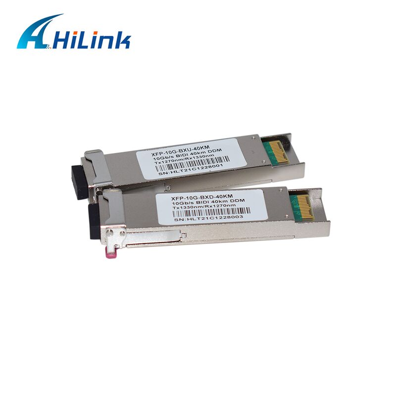 10Gb/s XFP двунаправленный трансивер, дальность 40 км, TX1270/1330нм RX1330/1270нм, соответствует RoHS
