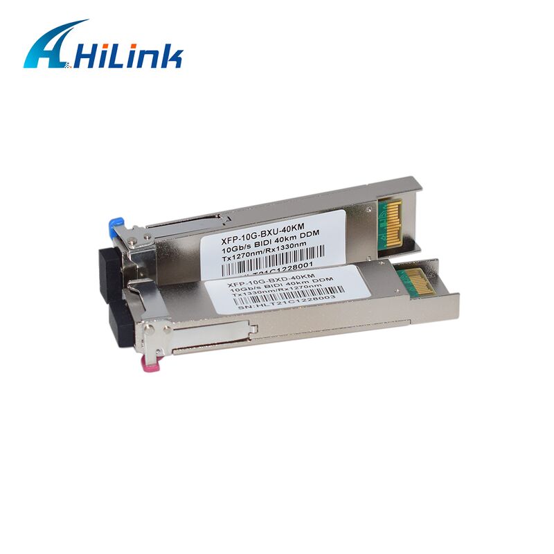 10Gb/s XFP двунаправленный трансивер, дальность 40 км, TX1270/1330нм RX1330/1270нм, соответствует RoHS