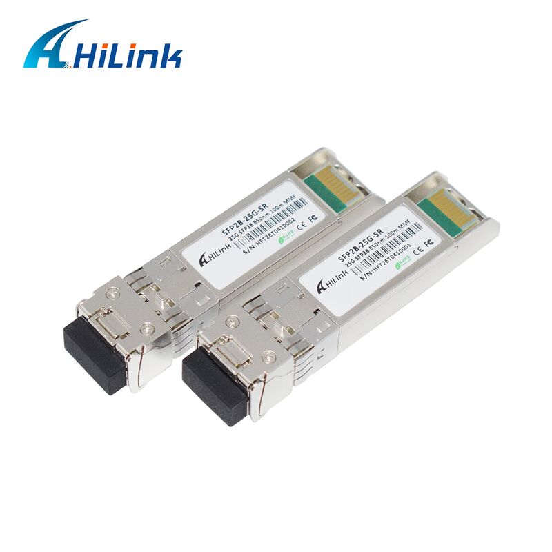 HL-SFP28-25G-SR 25G SFP28 SR Двойной LC-передатчик с скоростью передачи данных 25Gbps Расстояние 100 м и длина волны 850 нм