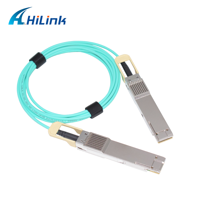 Кабель Hilink 400G QSFP56-DD AOC 3M, соответствующий RoHS, для высокоскоростной передачи данных