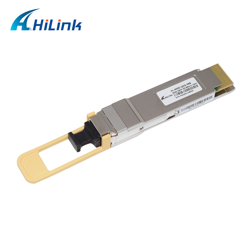 Приемопередатчик Hilink QDD-400G-SR8 QSFP-DD, скорость передачи данных 400G, длина волны 850 нм, разъем MPO-16 с диагностическим мониторингом