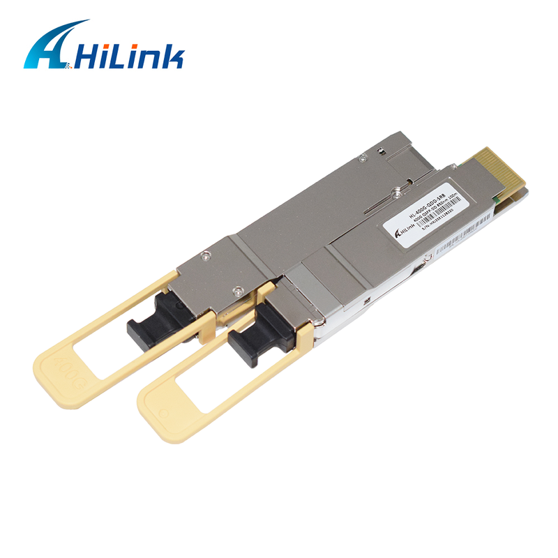 Приемопередатчик Hilink QDD-400G-SR8 QSFP-DD, скорость передачи данных 400G, длина волны 850 нм, разъем MPO-16 с диагностическим мониторингом