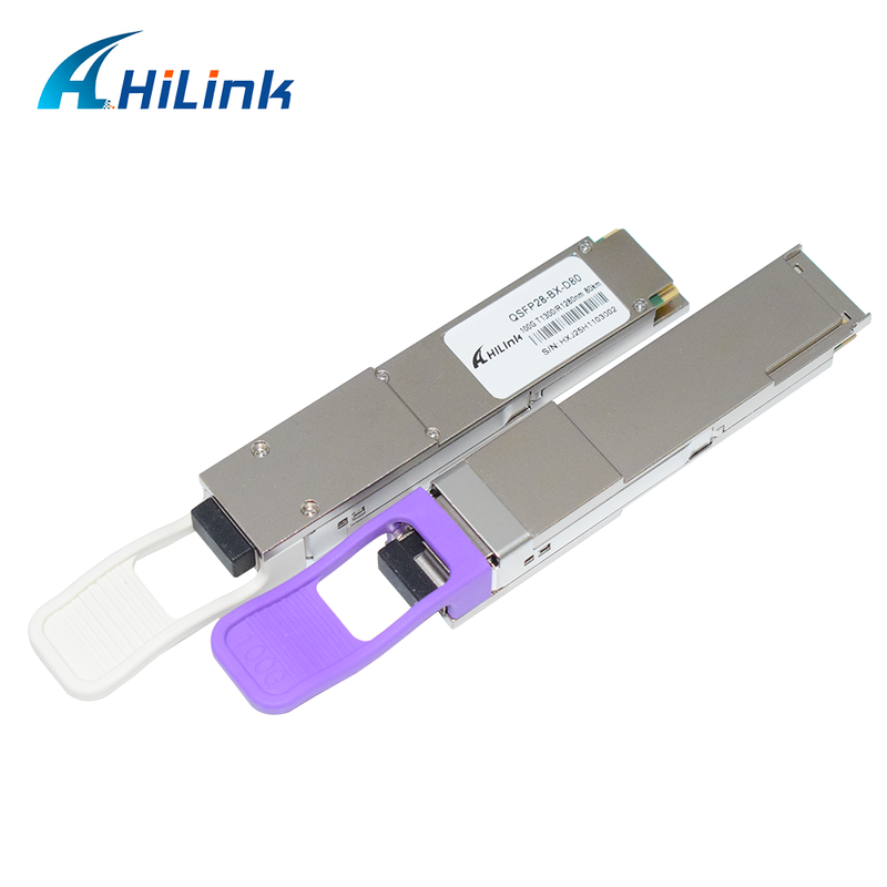 Hilink QSFP28-BX 100Gb/s 80Km BIDI Optical Transceiver Module for High-Speed Data Transmission