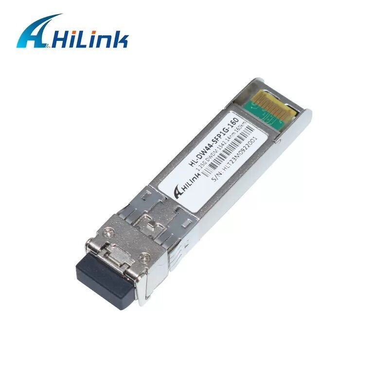 Hilink совместимый 1.25G DWDM SFP оптический приемник с двойным LC-коннектором для расстояния 40 км / 80 км / 120 км / 160 км