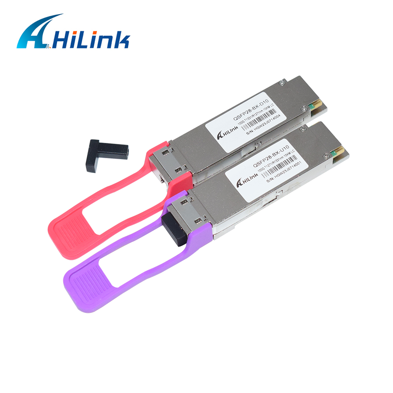 QSFP28 100G BIDI 10KM оптический приемопередатчик SMF Simplex LC Connector DDM 1271/1331