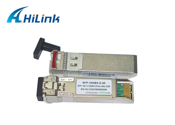 Pluggable модуля 1270nm 1330nm приемопередатчика оптического волокна WDM 40km Hilink 10G SFP+ BIDI горячее