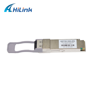 DOM модуля QSFP28 100G ZR4 приемопередатчика LC QSFP Gbic дуплекса 80km 1310nm SMF оптически