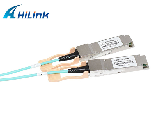 Оптический кабель 200G QSFP56 SR4 центров данных активный к кабелю 2xQSFP56 SR2 850nm 5m AOC