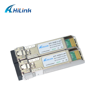 модуль BIDI 60KM SFP+ 10G-ER4-60KM SMF 1270nm/1330nm приемопередатчика 10G 60KM SFP+