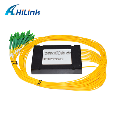 ABS Splitter PLC одиночного режима 1X16 оптически кладут кабель LC 3mm/соединители в коробку APC