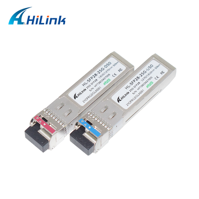 25 Гб/с 50 км SFP28 BIDI-передатчики APD+PIN LC-коннектор SFP28 оптический модуль DOM