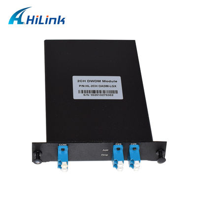 1310nm 2ch оптически добавляют мультиплексор Dwdm падения добавляют Oadm Mux Demux Dwdm
