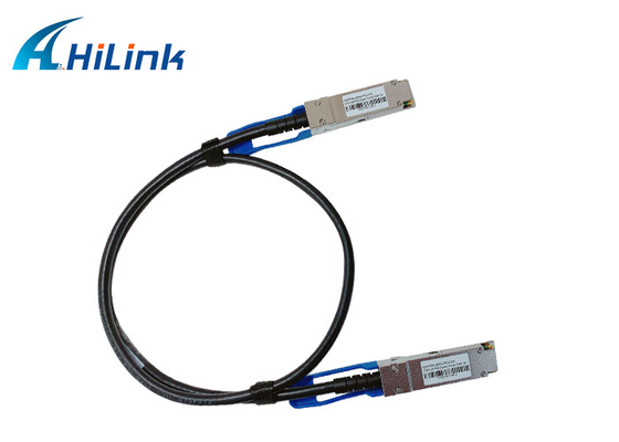 Кабель меди 26AWG присоединения QSFP MSA сразу пассивное Twinax HILINK QSFP56-200G-PCU1M