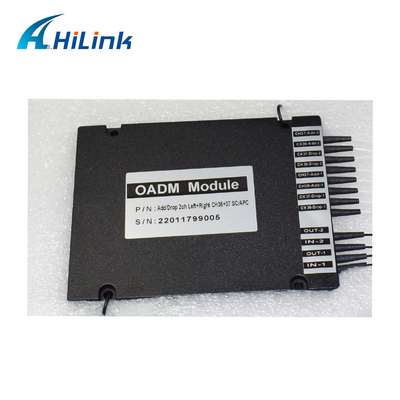 Модуль DWDM OADM двойного волокна 1CH оптически с интерфейсом SC/APC